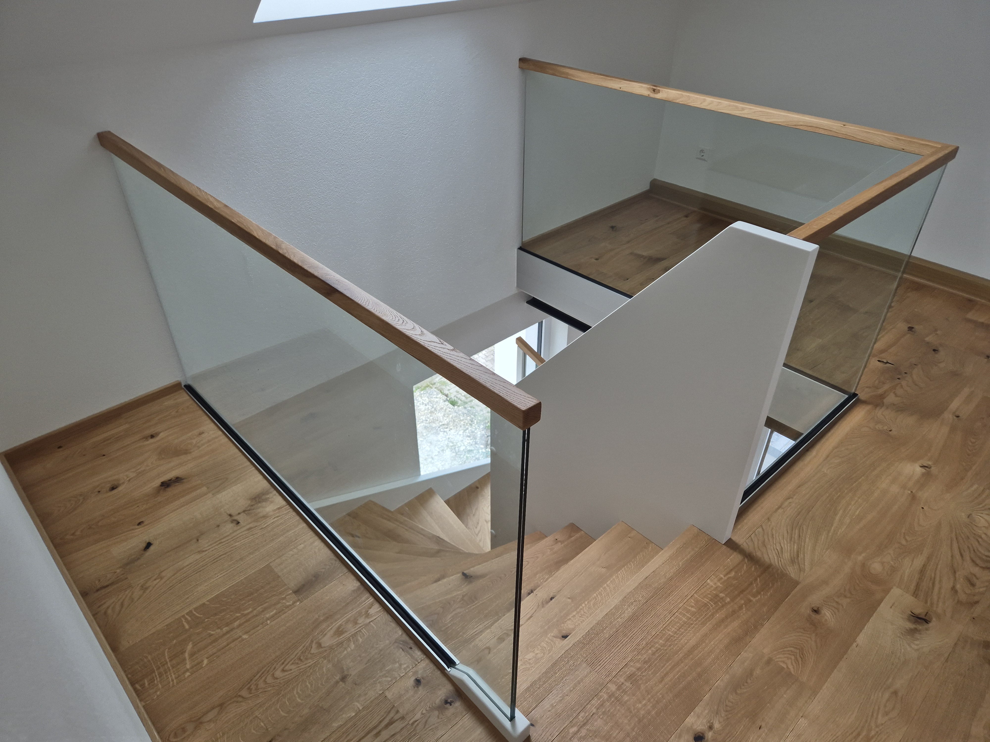 Neue Treppe mit Glas Variante 2